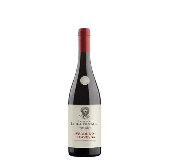 Bottiglia Verduno Pelaverga DOC Poderi Einaudi 75cl vino rosso speziato Torino
