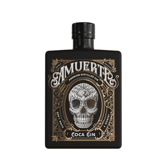 Gin Amuerte Black Coca Leaf 70 cl