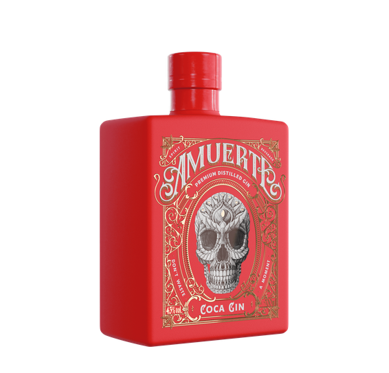 Gin Amuerte Red Coca Leaf 70 cl